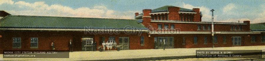 Postcard: Maine Central Railroad Station, Augusta, Maine